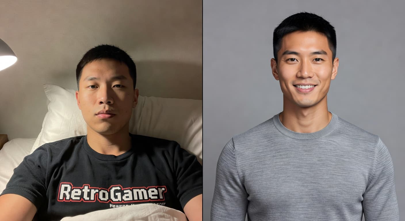 Before and After AI transformation