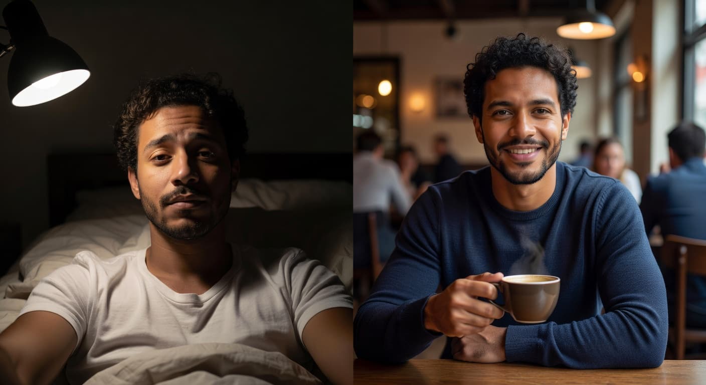 Before and After AI transformation
